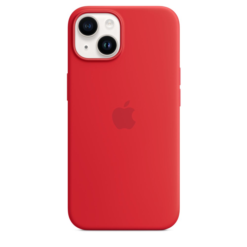 Чехол Apple для iPhone 14 Silicone Case with MagSafe MPRW3ZM/A красный - ForteMarket Чехол Apple для iPhone 14 Silicone Case with MagSafe MPRW3ZM/A красный купить,0