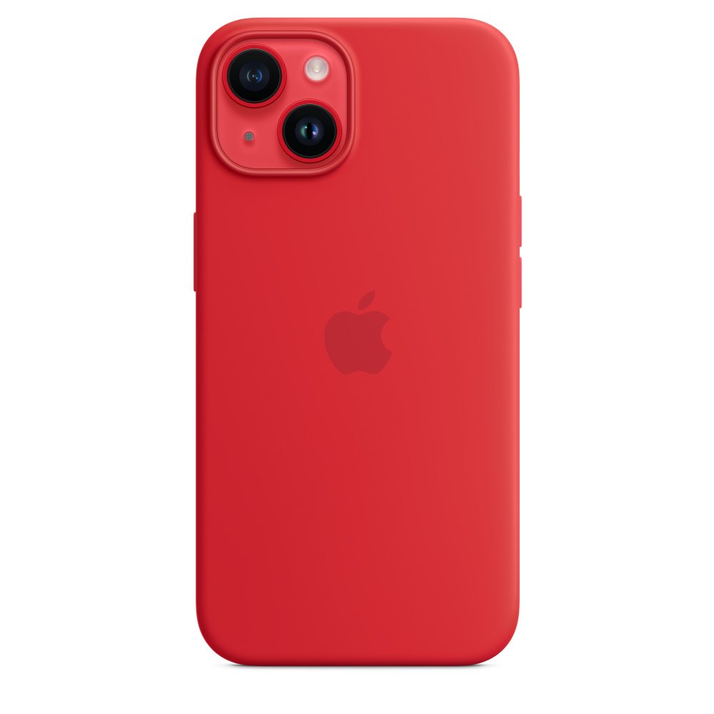 Чехол Apple для iPhone 14 Silicone Case with MagSafe MPRW3ZM/A красный - ForteMarket Чехол Apple для iPhone 14 Silicone Case with MagSafe MPRW3ZM/A красный купить,0