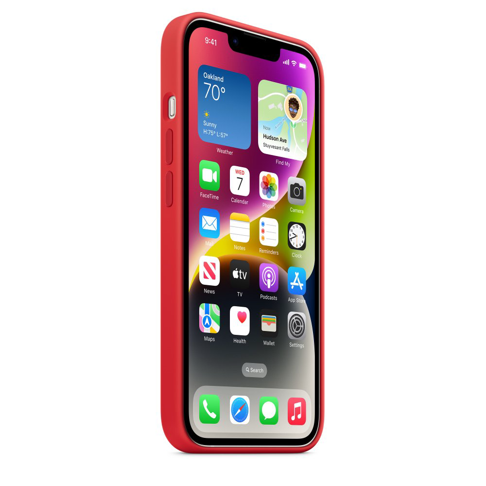 Чехол Apple для iPhone 14 Silicone Case with MagSafe MPRW3ZM/A красный купить,NaN