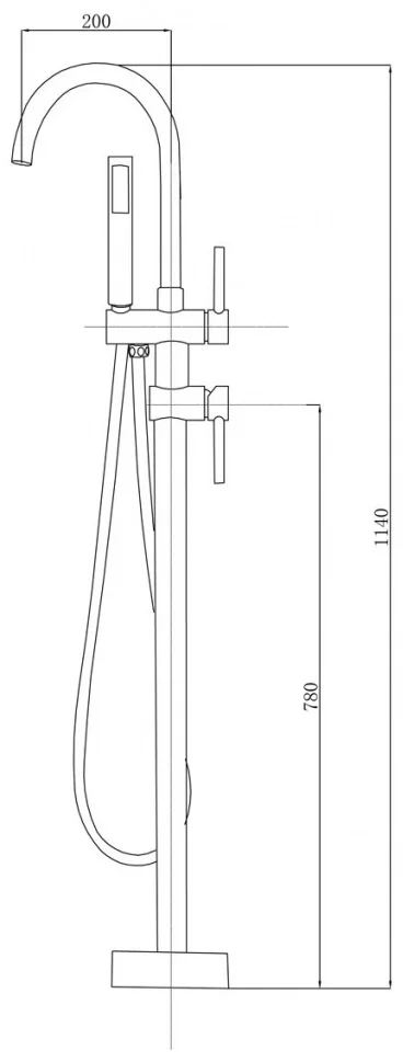 Смеситель Timo Saona 2300/03Y-CR черный купить,NaN