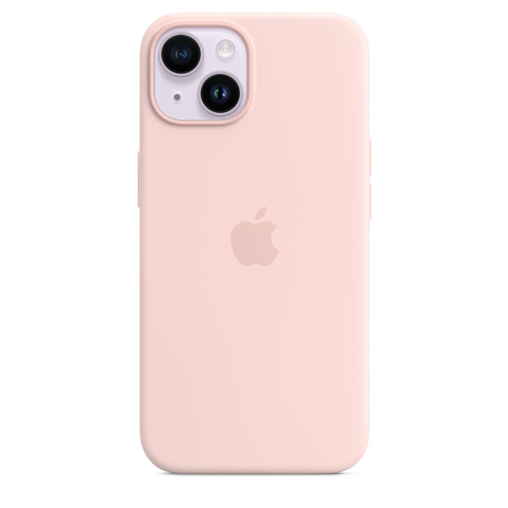 Чехол Apple для iPhone 14 Silicone Case with MagSafe MPRX3ZM/A розовый мел