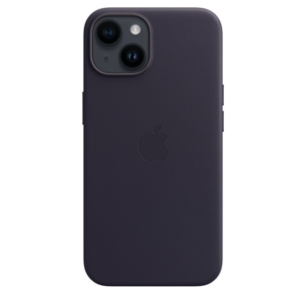 Чехол Apple для iPhone 14 Leather Case with MagSafe MPP63ZM/A чернила - ForteMarket Чехол Apple для iPhone 14 Leather Case with MagSafe MPP63ZM/A чернила купить,0