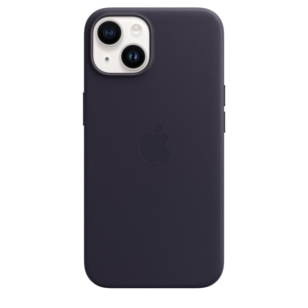 Чехол Apple для iPhone 14 Leather Case with MagSafe MPP63ZM/A чернила - ForteMarket Чехол Apple для iPhone 14 Leather Case with MagSafe MPP63ZM/A чернила купить,0
