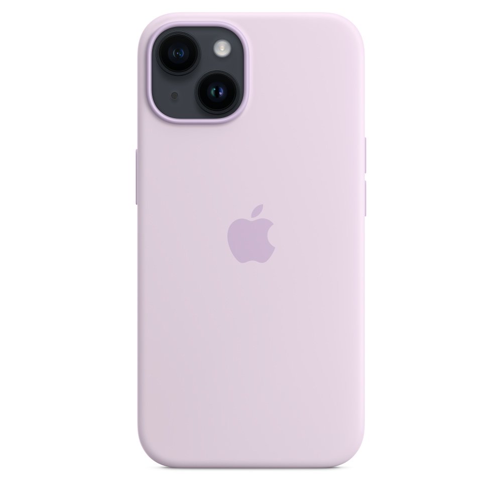Чехол Apple для iPhone 14 Silicone Case with MagSafe MPRY3ZM/A сирень купить,NaN