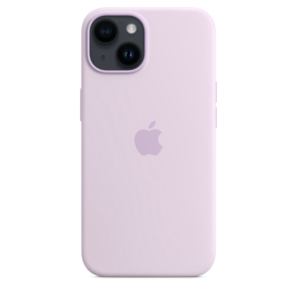 Чехол Apple для iPhone 14 Silicone Case with MagSafe MPRY3ZM/A сирень купить,NaN