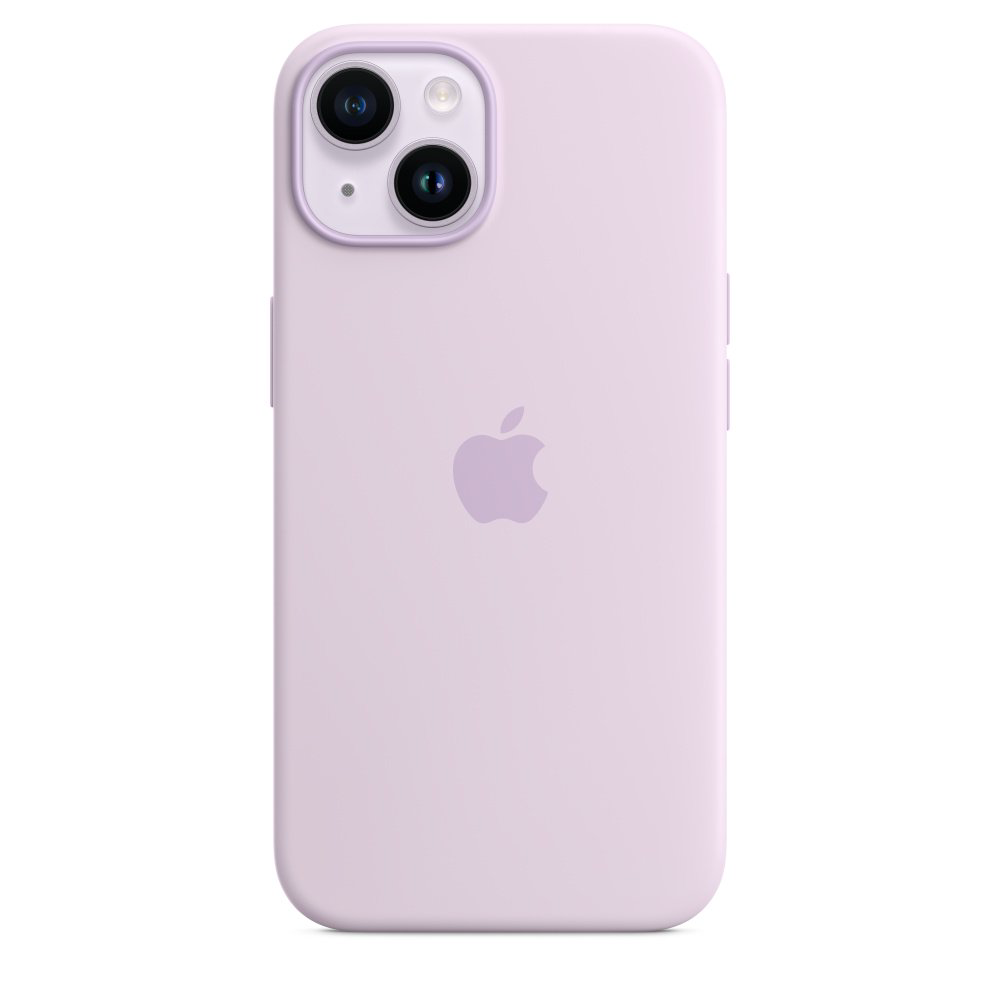 Чехол Apple для iPhone 14 Silicone Case with MagSafe MPRY3ZM/A сирень купить,NaN