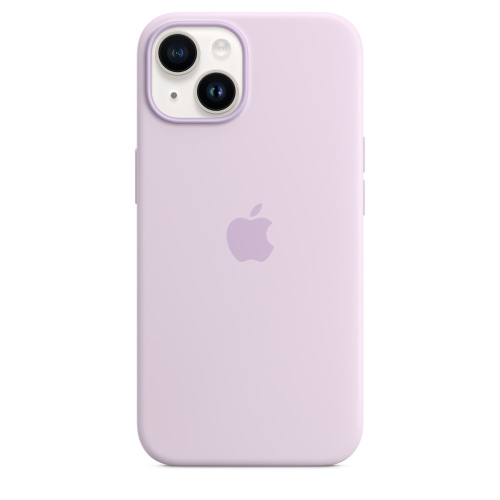Чехол Apple для iPhone 14 Silicone Case with MagSafe MPRY3ZM/A сирень купить,NaN