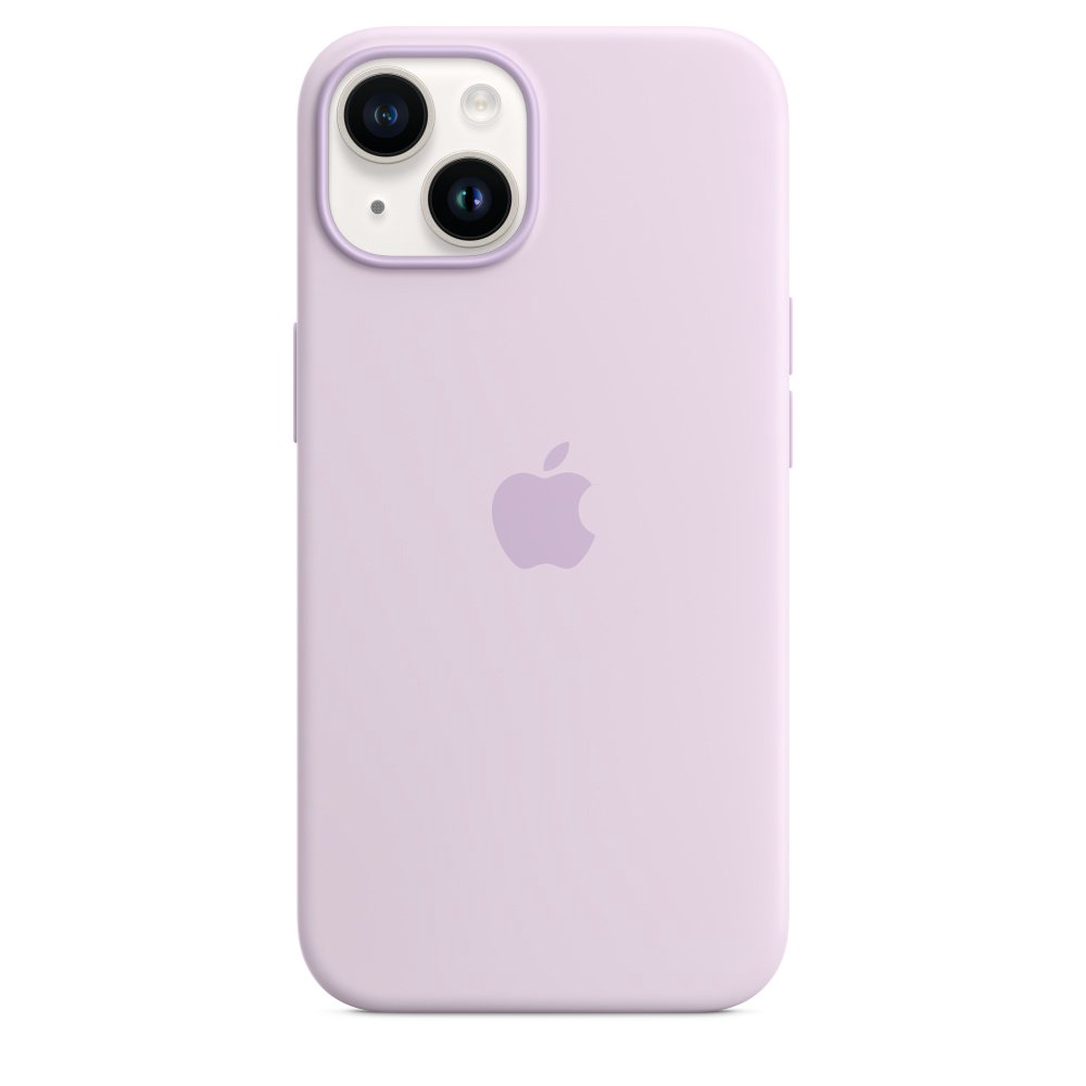 Чехол Apple для iPhone 14 Silicone Case with MagSafe MPRY3ZM/A сирень купить,NaN