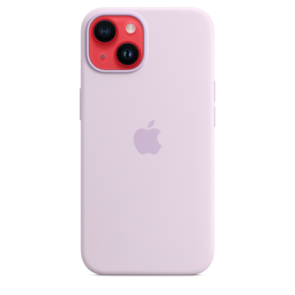 Чехол Apple для iPhone 14 Silicone Case with MagSafe MPRY3ZM/A сирень купить,NaN