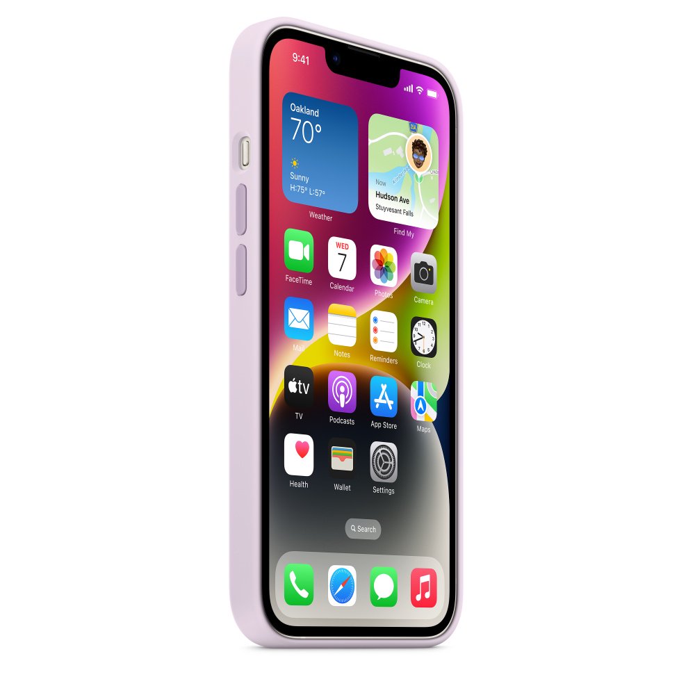 Чехол Apple для iPhone 14 Silicone Case with MagSafe MPRY3ZM/A сирень купить,NaN