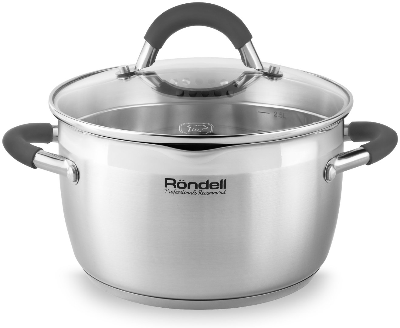 Кастрюля 5.7 л, Rondell Flamme RDS-025 сталь