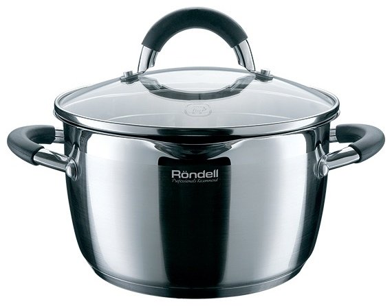 Кастрюля 3.2 л, Rondell Flamme RDS-024 сталь