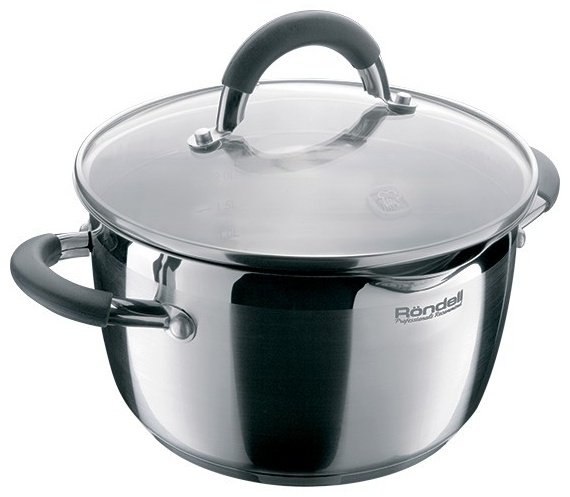 Кастрюля 3.2 л, Rondell Flamme RDS-024 сталь