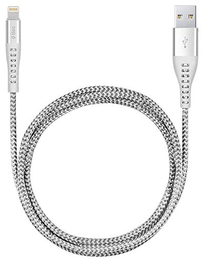 Кабель TTEC Lightning (M), USB 2.0 (M) серебристый
