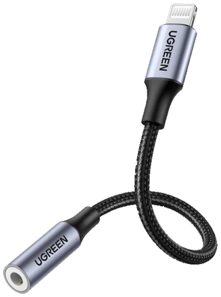 Переходник Ugreen Lightning (M) серый купить,8990