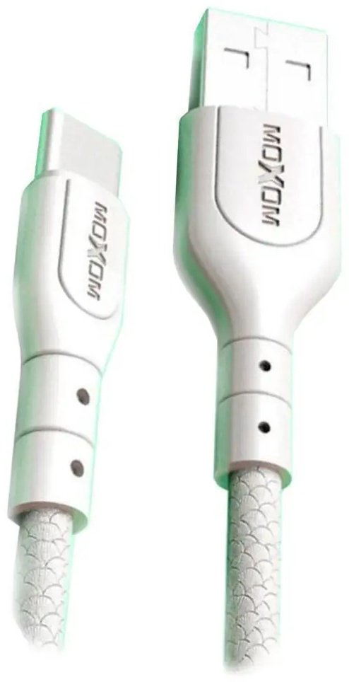 Кабель Moxom USB 2.0 (M), micro-USB 2.0 (M) белый купить,NaN