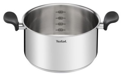 Кастрюля 5.2 л, Tefal PRIMARY E3084674  нержавеющая сталь купить,NaN