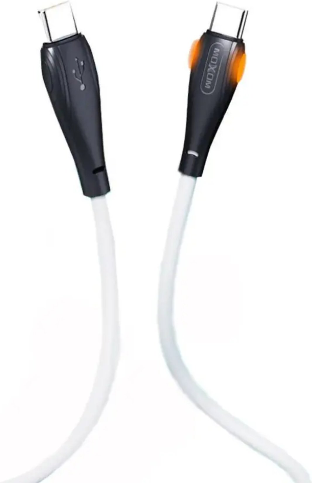 Кабель Moxom USB TypeC (M) белый
