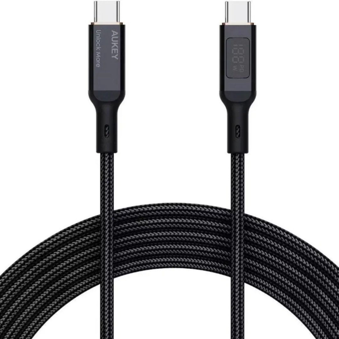 Кабель Aukey USB TypeC (M) черный купить,NaN