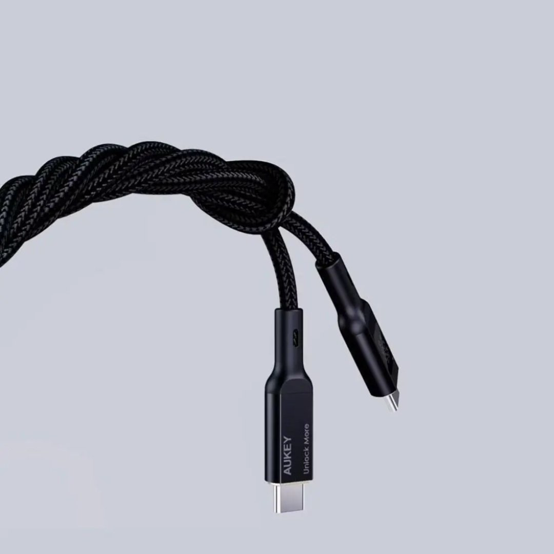 Кабель Aukey USB TypeC (M) черный купить,NaN