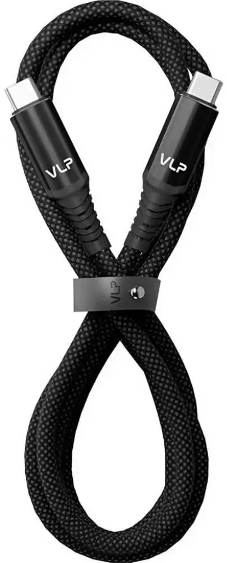 Кабель VLP USB TypeC (F), USB TypeC (M) черный купить,NaN