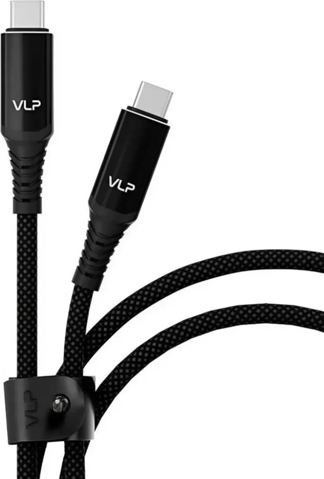 Кабель VLP USB TypeC (F), USB TypeC (M) черный купить,NaN