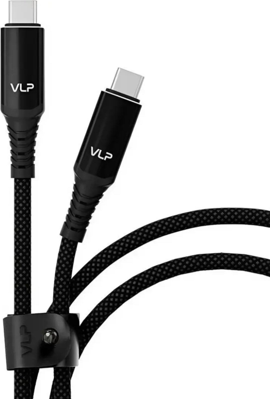 Кабель VLP USB TypeC (F), USB TypeC (M) черный купить,NaN