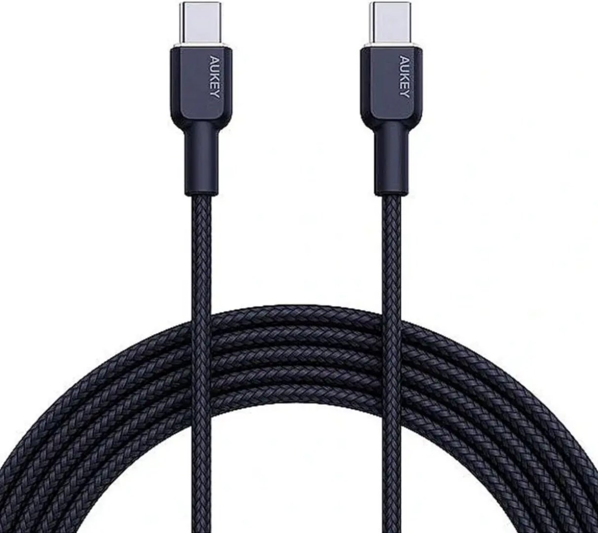Кабель Aukey USB TypeC (M) черный