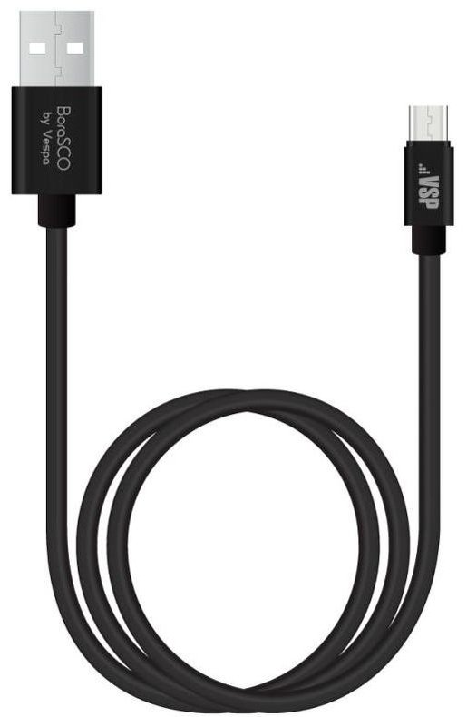 Кабель VSP USB 2.0 (M), micro-USB 2.0 (M) черный