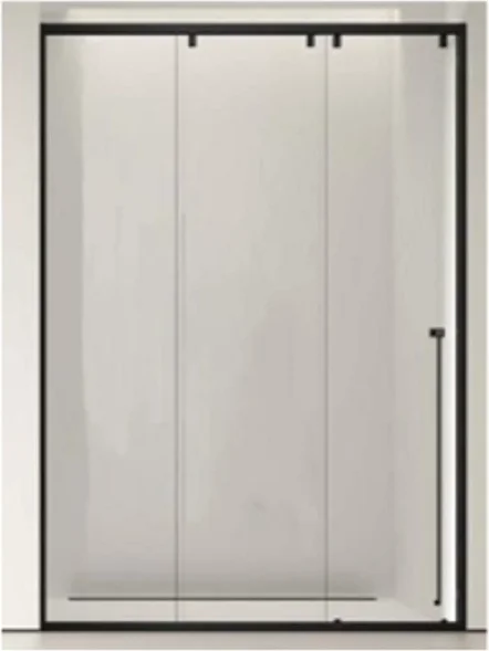 Ограждение душевое Stella Е14-3 180х200см черный купить,NaN