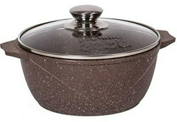 Кастрюля 6 л, Мечта АП Гранит brown 46806 алюминий