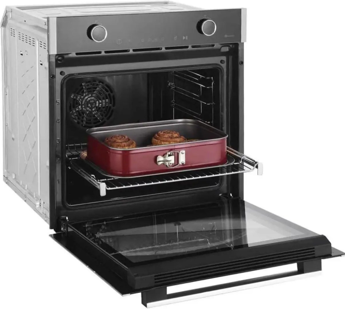 Духовой шкаф Grundig GEBM19400BCH серый, черный купить,0