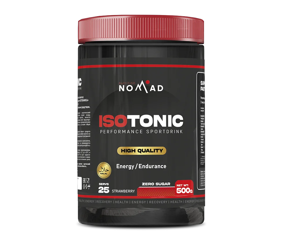 Изотоник Nomad Nutrition Isotonic Клубника 500 гр