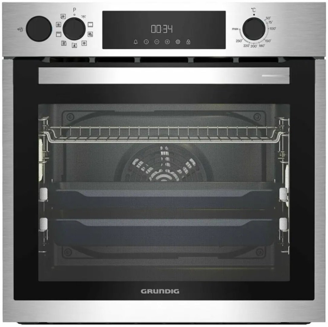 Духовой шкаф Grundig GEBD11300X серый
