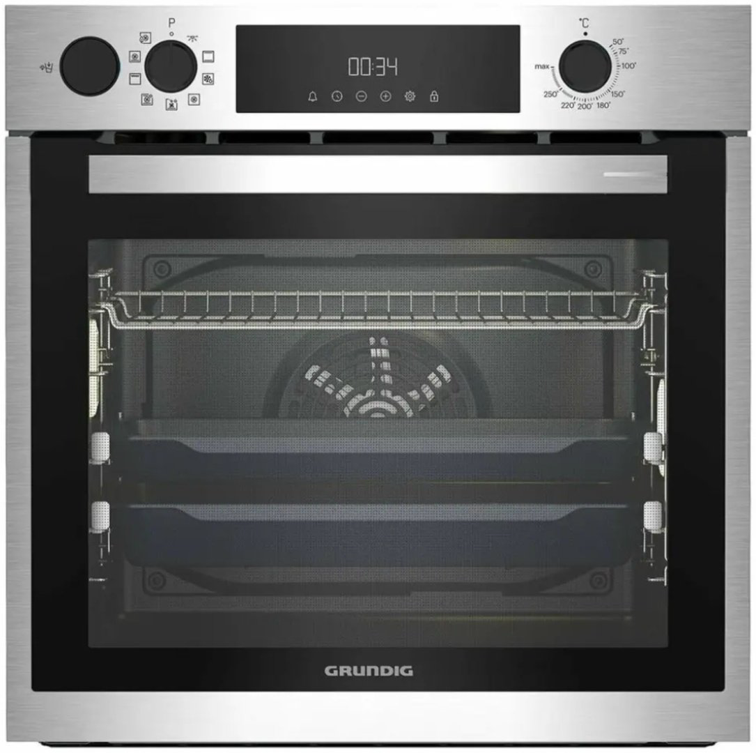 Духовой шкаф Grundig GEBD11300X серый купить,NaN