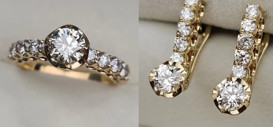 Комплект Deimantas 110598827 18р 1,61ct 1,4ct. купить,NaN