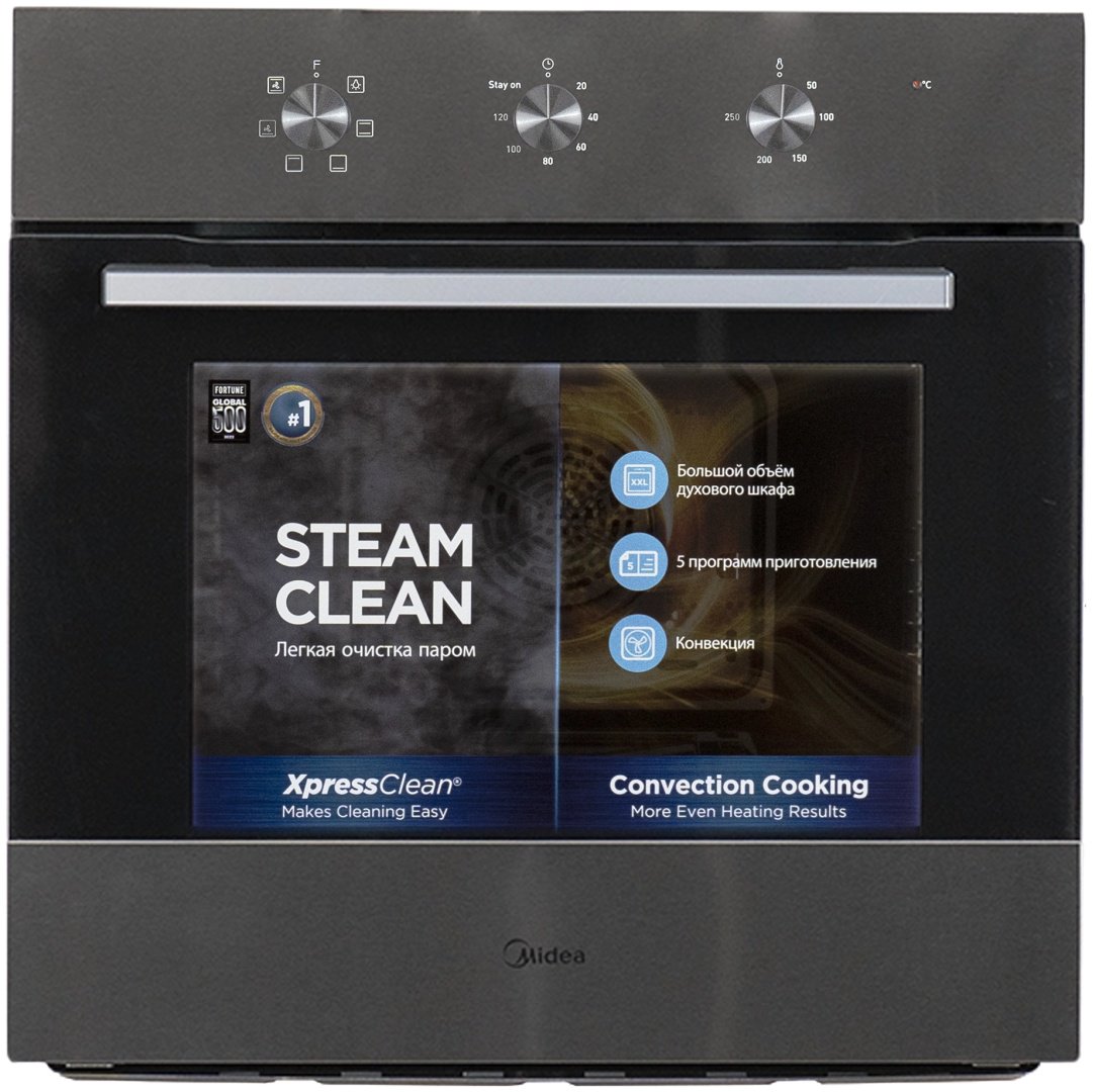 Духовой шкаф Midea MO350B4X серый