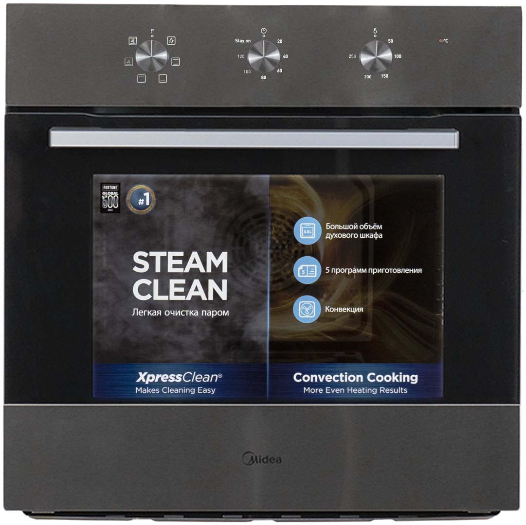 Духовой шкаф Midea MO350B4X серый