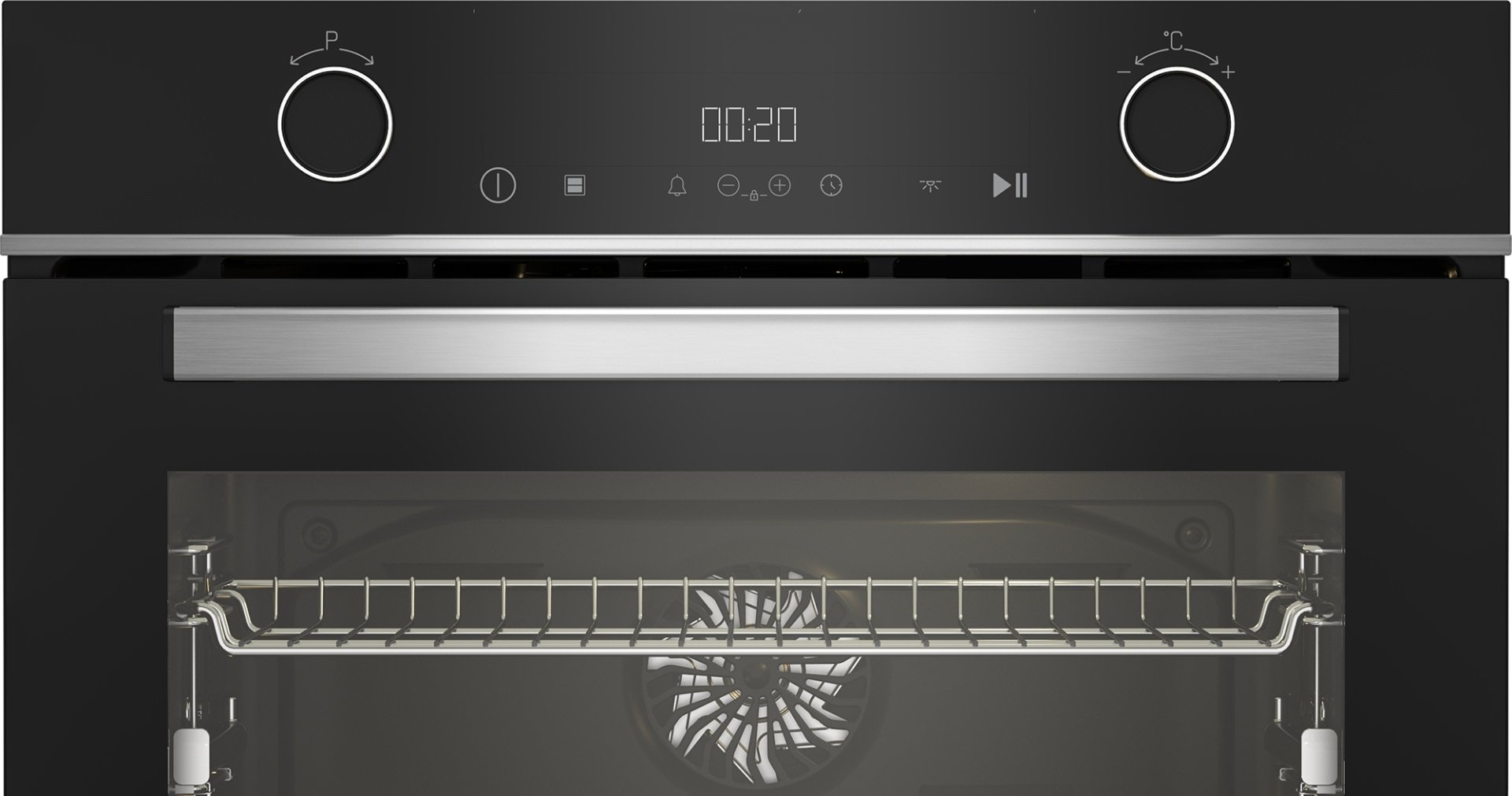 Духовой шкаф BEKO BBVM13400XDS черный - ForteMarket Духовой шкаф BEKO BBVM13400XDS черный купить,0