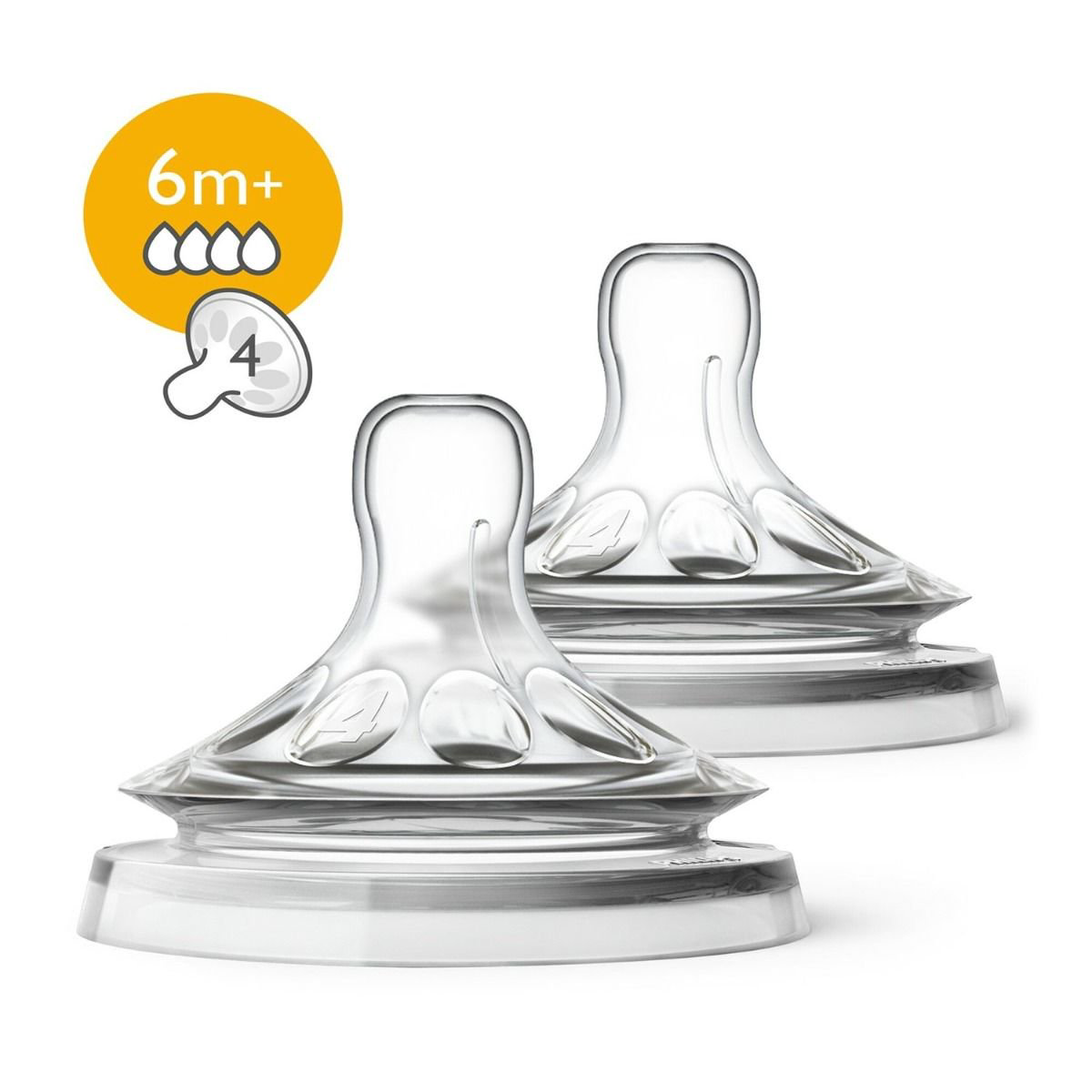 Соски Avent Natural SCF044/27 с быстрым потоком купить,NaN