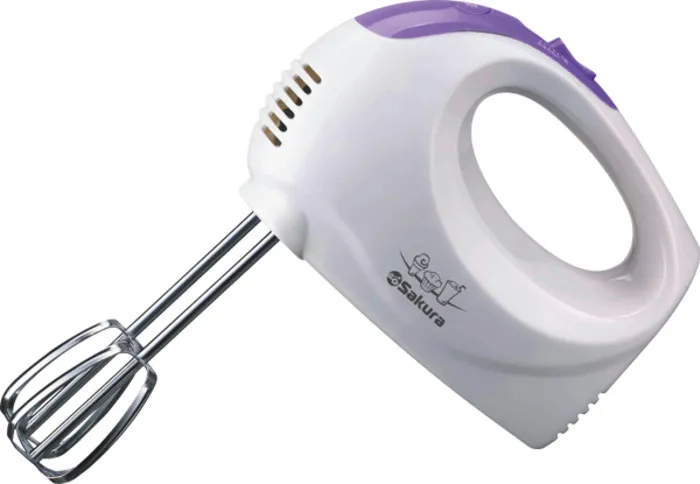 Миксер Sakura SA-6314V бело-фиолетовый купить,NaN