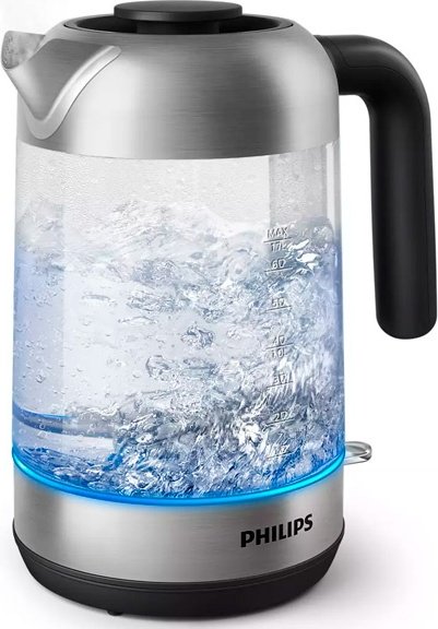 Электрочайник Philips HD9339/80 черный, серебристый