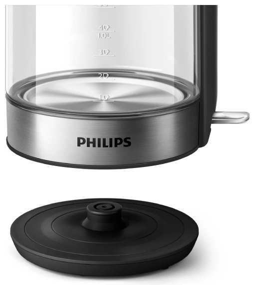 Электрочайник Philips HD9339/80 черный, серебристый - ForteMarket Электрочайник Philips HD9339/80 черный, серебристый купить,0
