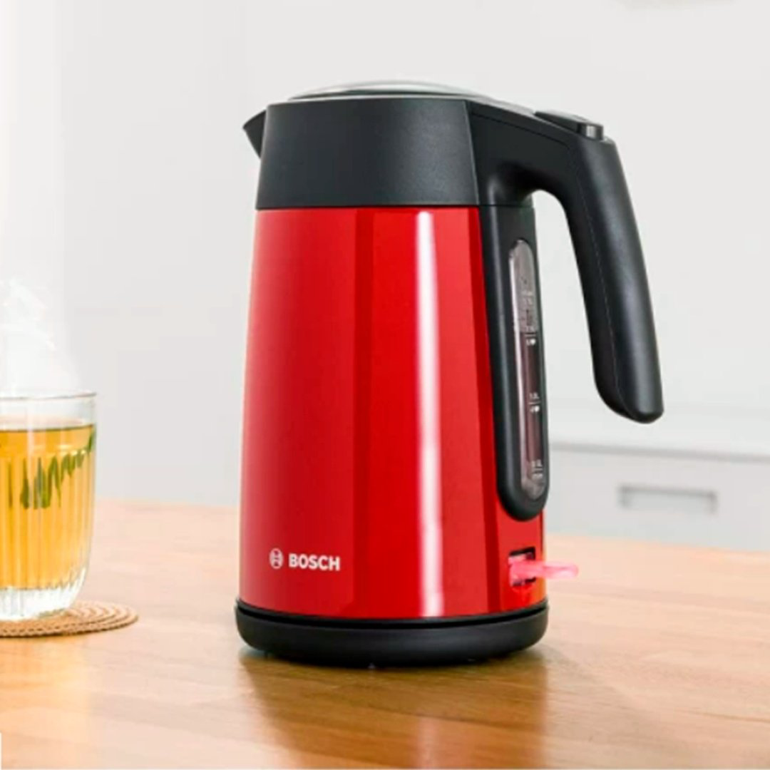 Электрочайник Bosch TWK7L464 красный купить,NaN