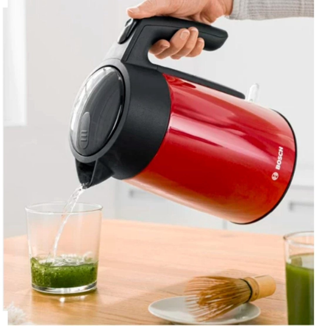 Электрочайник Bosch TWK7L464 красный купить,NaN