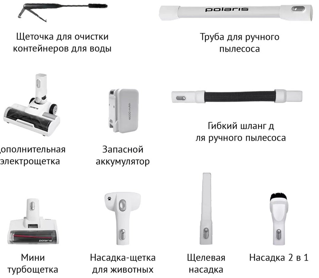 Пылесос Polaris PVCW 8090 белый купить,0