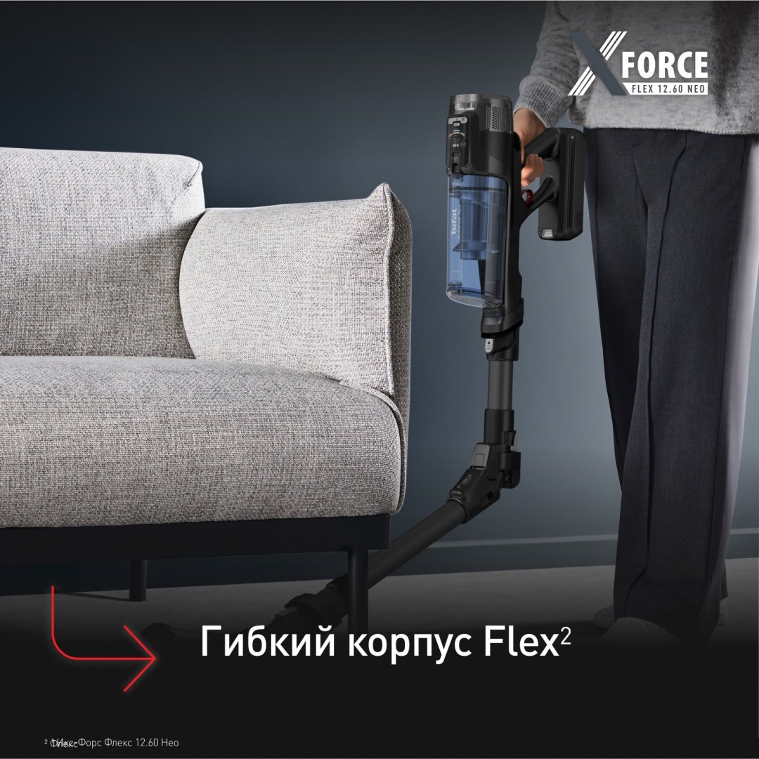 Пылесос Tefal X-Force Flex 12.60 Neo Aqua TY9LC1WO черный купить,229990