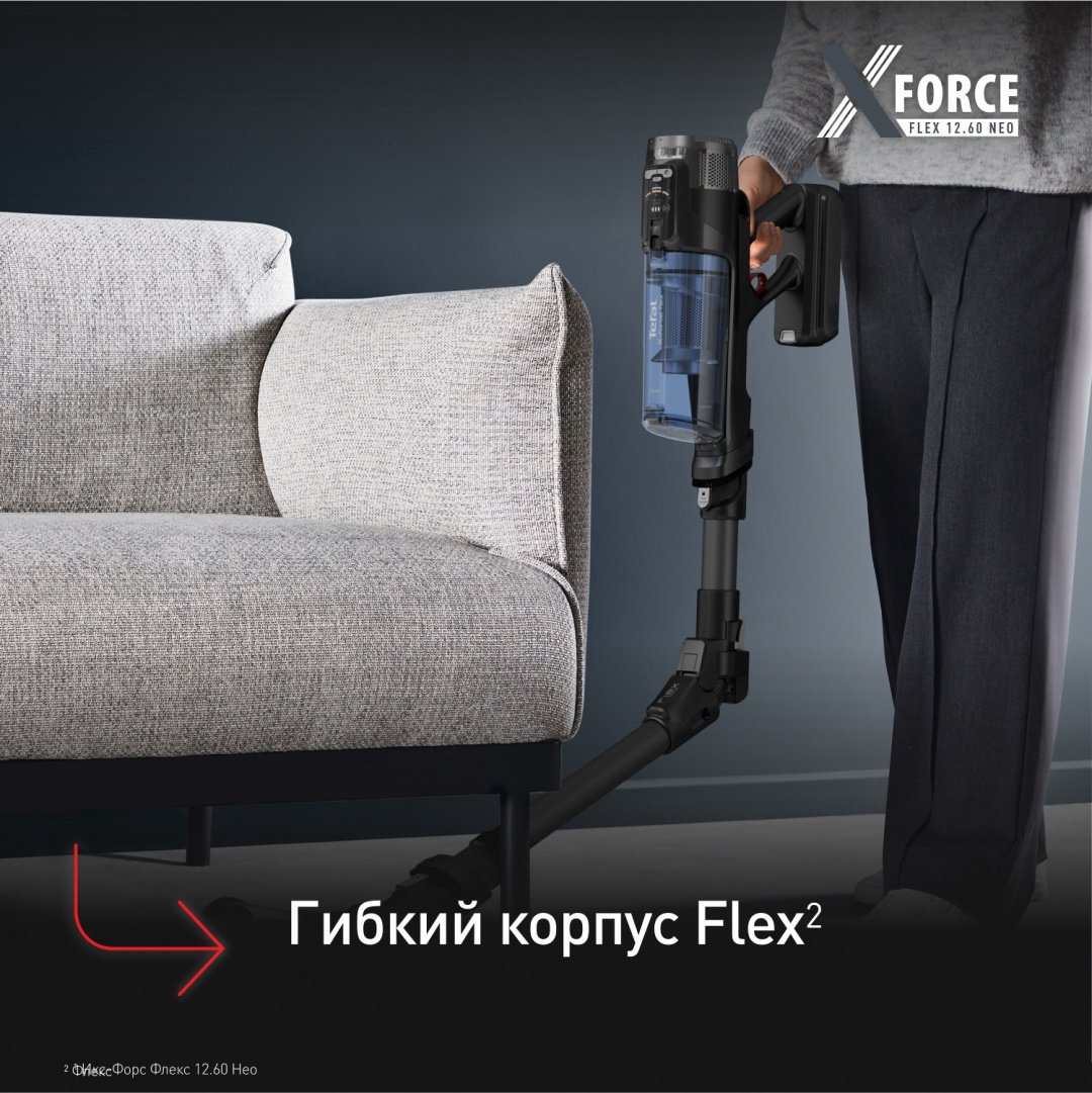 Пылесос Tefal X-Force Flex 12.60 Neo Aqua TY9LC1WO черный купить,229990