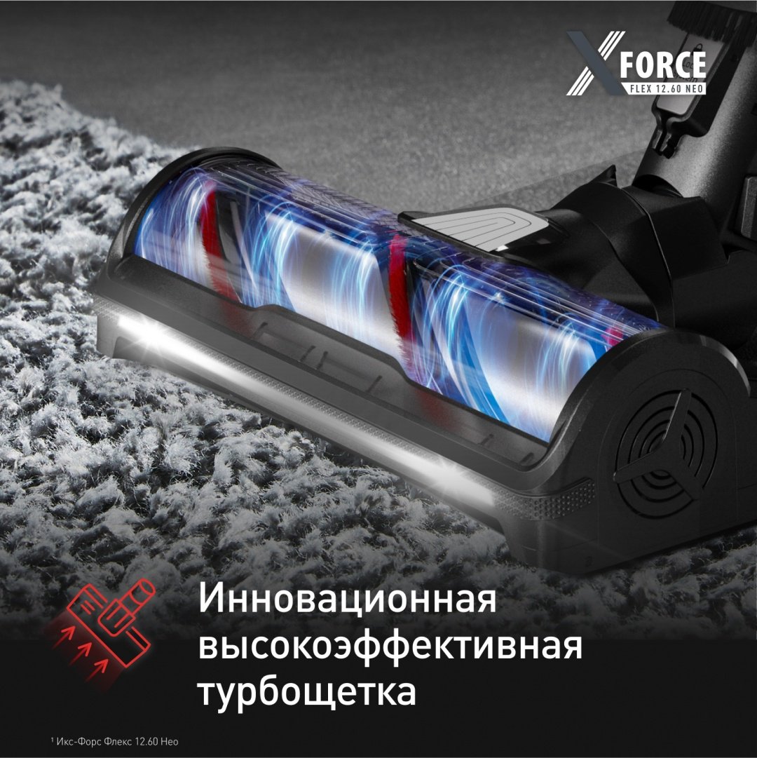 Пылесос Tefal X-Force Flex 12.60 Neo Aqua TY9LC1WO черный купить,229990