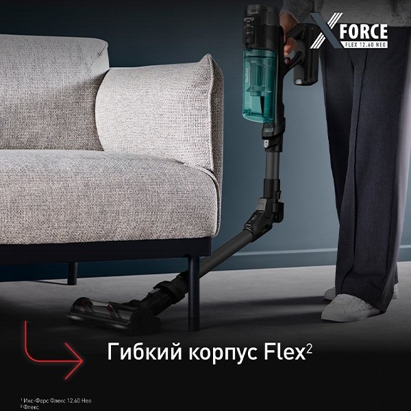 Пылесос Tefal X-Force Flex 12.60 Neo TY9L42WO черный